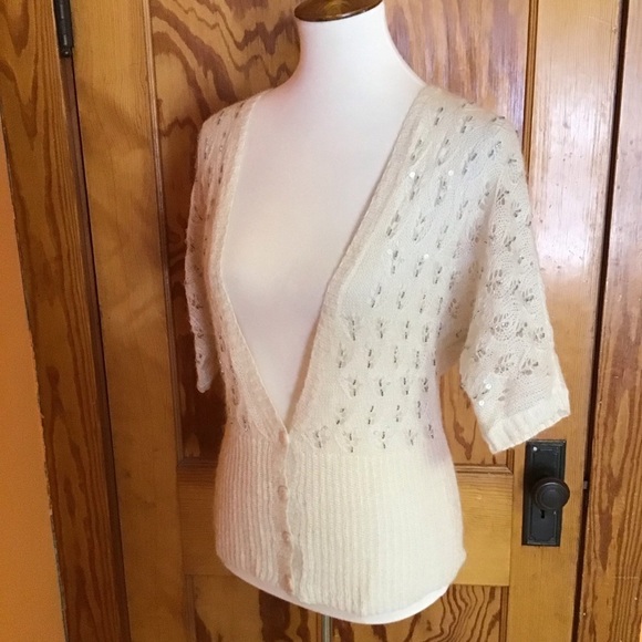 3 for 20 $ bundle The Loft Feminine Beaded & Sequined Cardigan - Picture 12 of 14